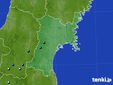 宮城県のアメダス実況(降水量)(2024年08月26日)