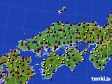 中国地方のアメダス実況(日照時間)(2024年08月26日)