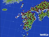 2024年08月26日の九州地方のアメダス(日照時間)