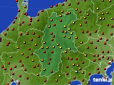 長野県のアメダス実況(気温)(2024年08月26日)