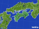 2024年08月27日の四国地方のアメダス(降水量)