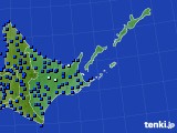 道東のアメダス実況(日照時間)(2024年08月27日)