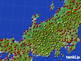 2024年08月27日の北陸地方のアメダス(気温)