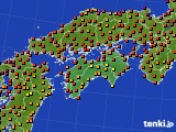 2024年08月27日の四国地方のアメダス(気温)