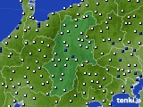 長野県のアメダス実況(風向・風速)(2024年08月27日)