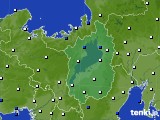 滋賀県のアメダス実況(風向・風速)(2024年08月27日)