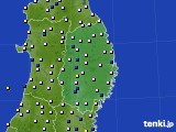 岩手県のアメダス実況(風向・風速)(2024年08月27日)