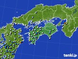 2024年08月28日の四国地方のアメダス(降水量)