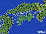 四国地方のアメダス実況(日照時間)(2024年08月28日)