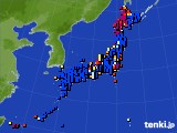 2024年08月28日のアメダス(日照時間)