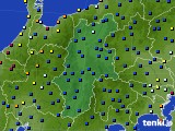 長野県のアメダス実況(日照時間)(2024年08月28日)