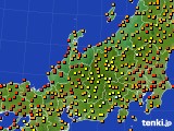 2024年08月28日の北陸地方のアメダス(気温)
