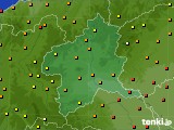 群馬県のアメダス実況(気温)(2024年08月28日)
