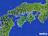 2024年08月29日の四国地方のアメダス(降水量)