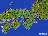 2024年08月30日の近畿地方のアメダス(気温)