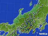 北陸地方のアメダス実況(降水量)(2024年08月31日)