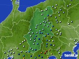 長野県のアメダス実況(降水量)(2024年08月31日)