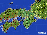 2024年08月31日の近畿地方のアメダス(気温)