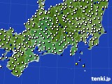 東海地方のアメダス実況(風向・風速)(2024年08月31日)