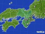 近畿地方のアメダス実況(降水量)(2024年09月01日)