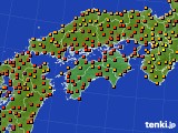 2024年09月01日の四国地方のアメダス(気温)