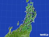 東北地方のアメダス実況(降水量)(2024年09月02日)