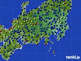 2024年09月03日の関東・甲信地方のアメダス(日照時間)