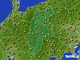 長野県のアメダス実況(気温)(2024年09月03日)