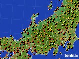 北陸地方のアメダス実況(気温)(2024年09月04日)