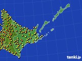 道東のアメダス実況(気温)(2024年09月04日)
