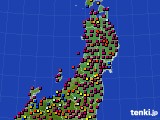 東北地方のアメダス実況(日照時間)(2024年09月05日)