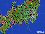 2024年09月05日の関東・甲信地方のアメダス(日照時間)
