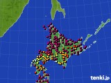 北海道地方のアメダス実況(日照時間)(2024年09月06日)