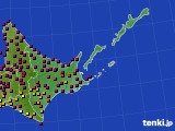 2024年09月06日の道東のアメダス(日照時間)