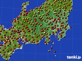 関東・甲信地方のアメダス実況(気温)(2024年09月07日)