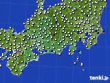 東海地方のアメダス実況(風向・風速)(2024年09月08日)