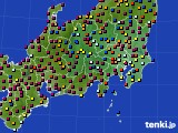 2024年09月09日の関東・甲信地方のアメダス(日照時間)