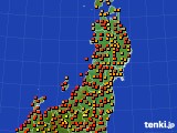 東北地方のアメダス実況(気温)(2024年09月10日)