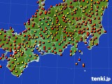 2024年09月10日の東海地方のアメダス(気温)