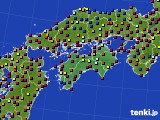 四国地方のアメダス実況(日照時間)(2024年09月11日)