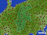 長野県のアメダス実況(気温)(2024年09月12日)