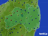 福島県のアメダス実況(日照時間)(2024年09月13日)
