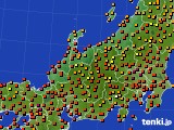 北陸地方のアメダス実況(気温)(2024年09月13日)