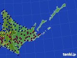 2024年09月14日の道東のアメダス(日照時間)