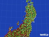 東北地方のアメダス実況(気温)(2024年09月14日)