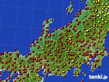 2024年09月14日の北陸地方のアメダス(気温)