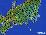 2024年09月16日の関東・甲信地方のアメダス(日照時間)