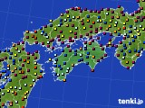 四国地方のアメダス実況(日照時間)(2024年09月16日)