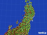 東北地方のアメダス実況(気温)(2024年09月16日)