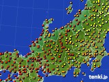 2024年09月16日の北陸地方のアメダス(気温)